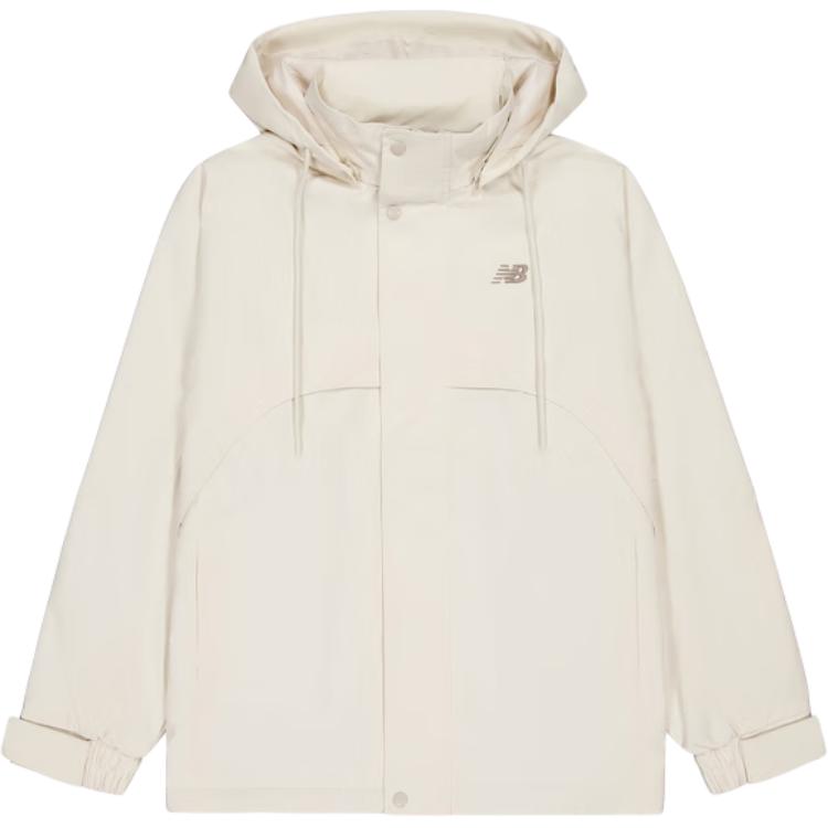 New Balance Minimalist Hooded Jacket - Off-White NAE31141-LBE