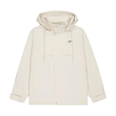 New Balance Minimalist Hooded Jacket - Off-White NAE31141-LBE