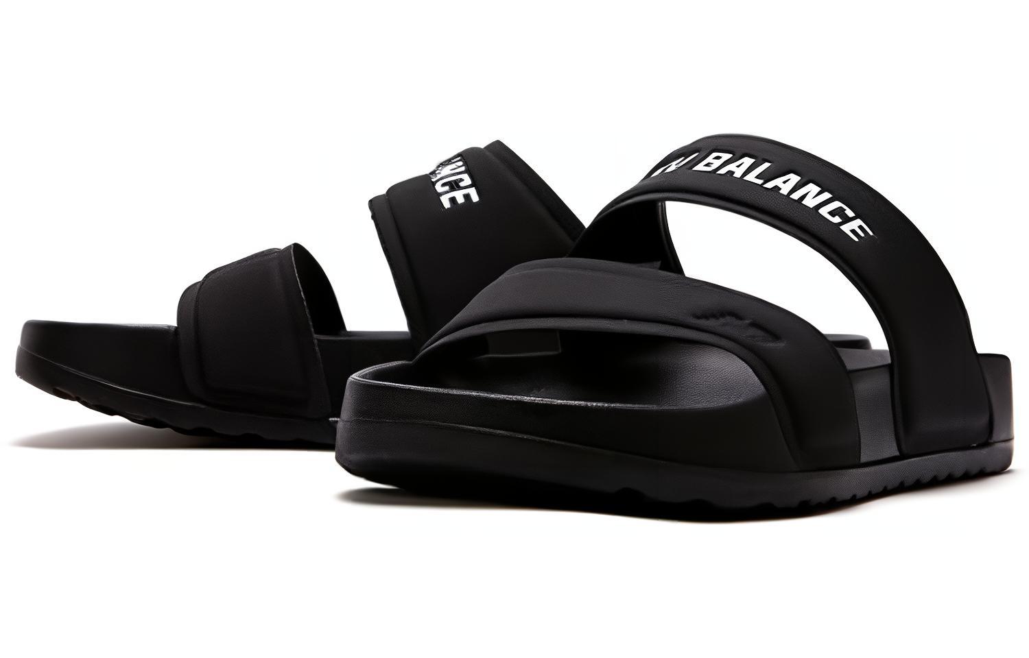 Lookbook New Balance Tongs Minimalistes Plage Unisexe Noires SD1601BBW