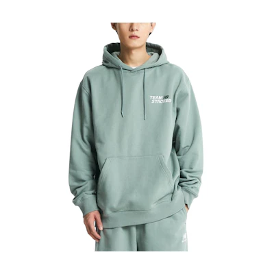 New Balance Mint Green Alphabet Print Hoodie Unisex Pullover Casual Fit NBN0D42923-84