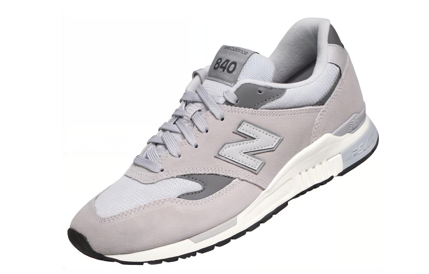 Lookbook New Balance NB 840 復古 低筒 跑步鞋 男女款 灰色 D寬