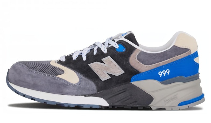 New Balance 999系列 防滑通風 復古休閒慢跑鞋 灰黑藍 Buy New Balance 999系列 防滑通風 復古休閒慢跑鞋 灰黑藍