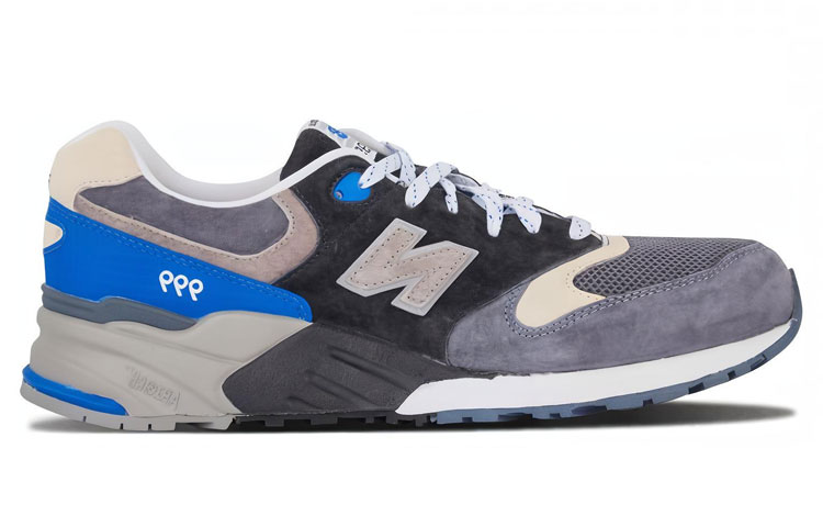 Order New Balance 999系列 防滑通風 復古休閒慢跑鞋 灰黑藍