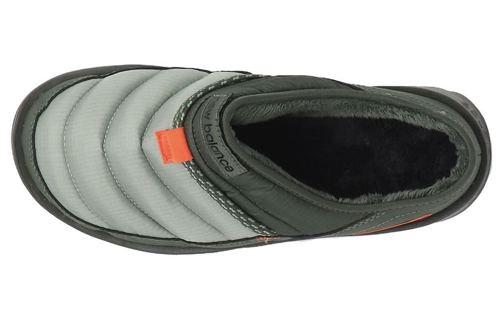 Lookbook New Balance Moc Mule 'Olive' Zapatos estilo mula verde oliva. SUFMUME2