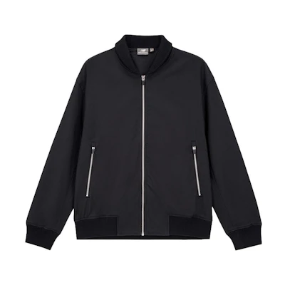 New Balance Monochrome Casual Track Jacket Unisex - Black 5AD39033-BK