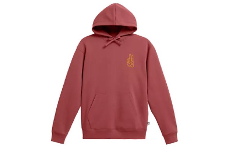 New Balance Movin Easy Red Logo Print Hoodie Long Sleeve MT33901A-SU