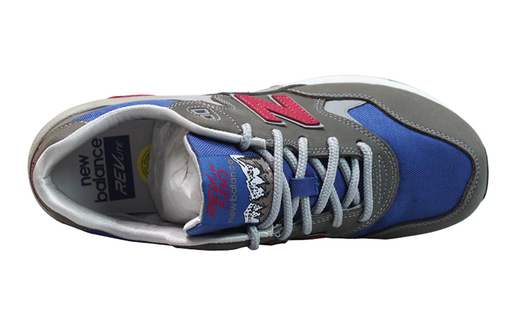 Lookbook New Balance NB 580 鋼鐵灰色 低筒 跑步鞋 男女款 灰色
