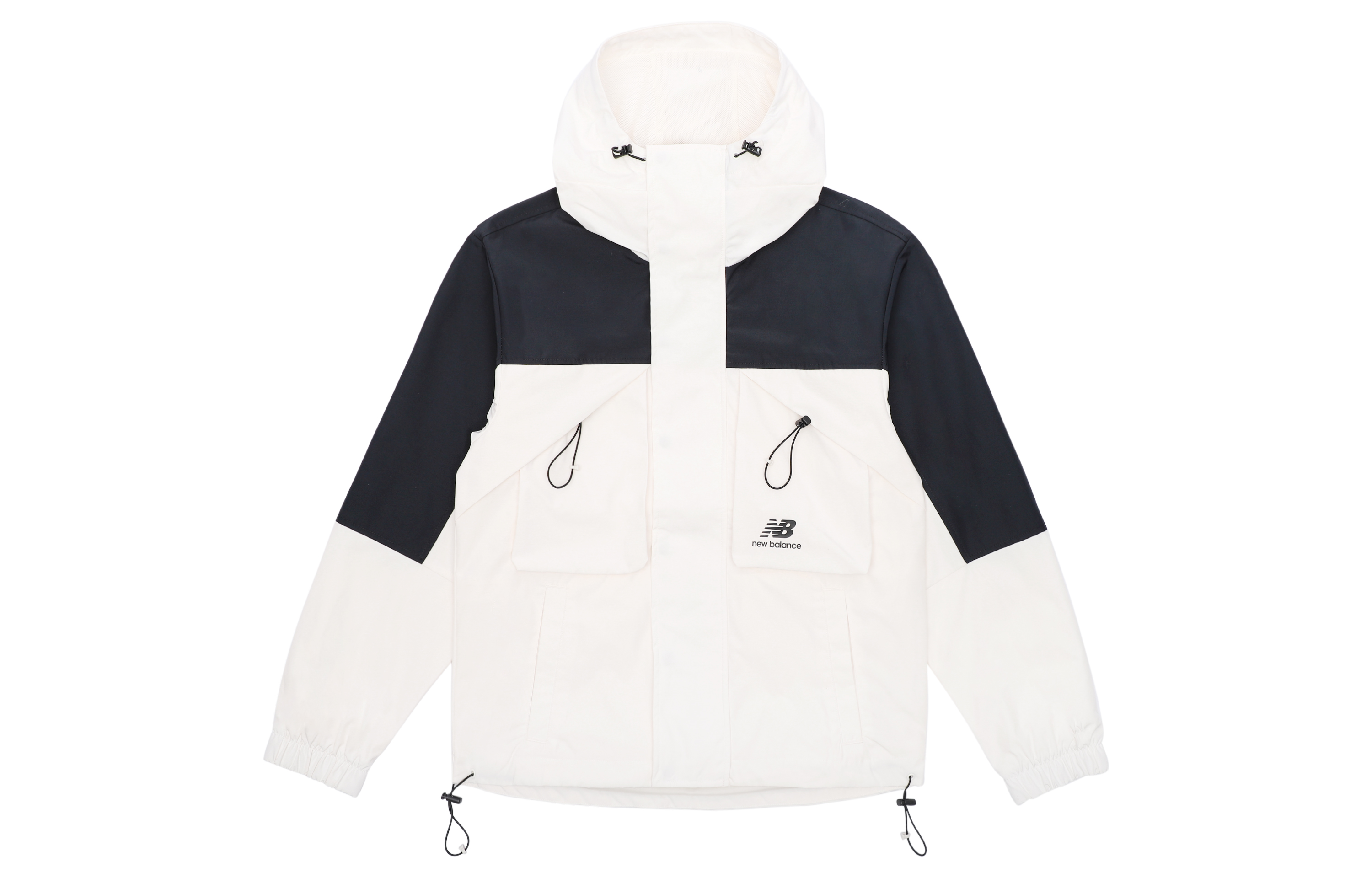 New Balance Multi-Pocket Outdoor Woven Utility Jacket - Off White AMJ13376-IV