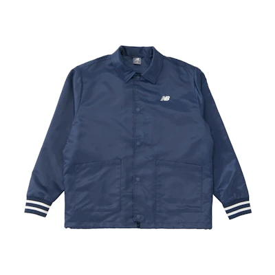 New Balance Navy Retro Logo Coach Jacket MJ41553-NNY