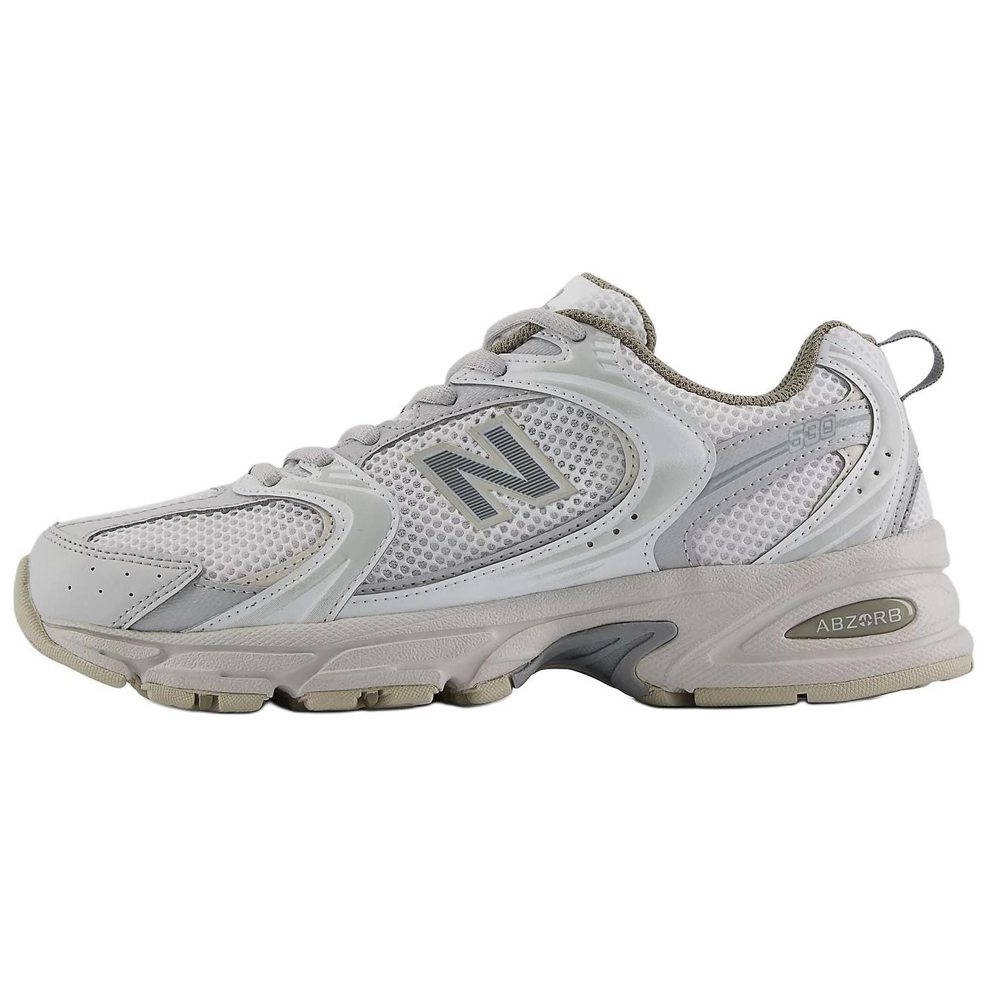 New Balance NB 530 Gray Silver Casual Low-Top Comfortable Sneakers. U530NEC
