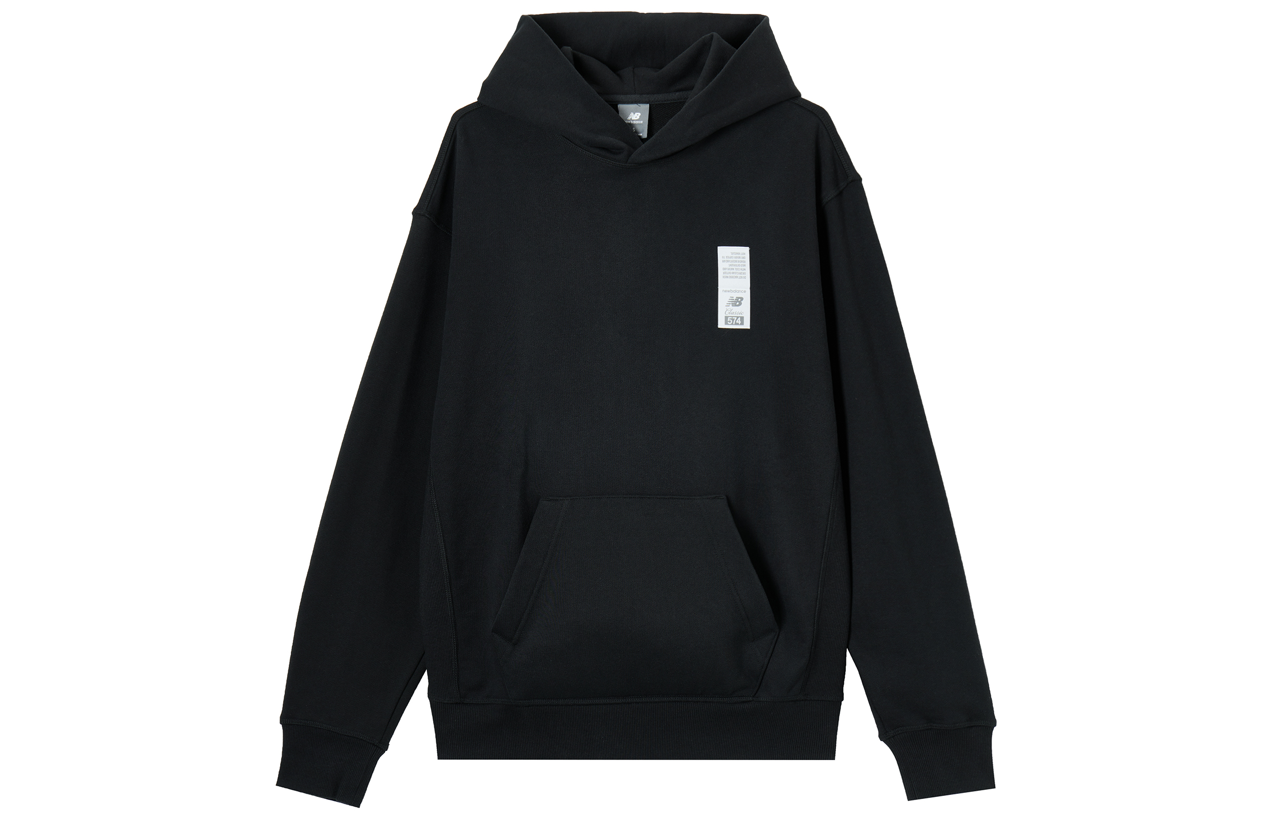New Balance NB 574 Athletics French Terry Hoodie Men’s Black Long Sleeve MT43555-BK