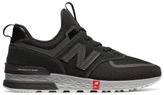 ニューバランス 574 スポーツカジュアル (黒白赤) MS574UTB Order ニューバランス 574 スポーツカジュアル (黒白赤) MS574UTB