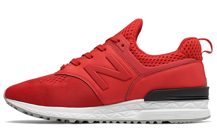 New Balance NB 574 Sport Sports Casual Shoes 'Red Black' MS574TMY