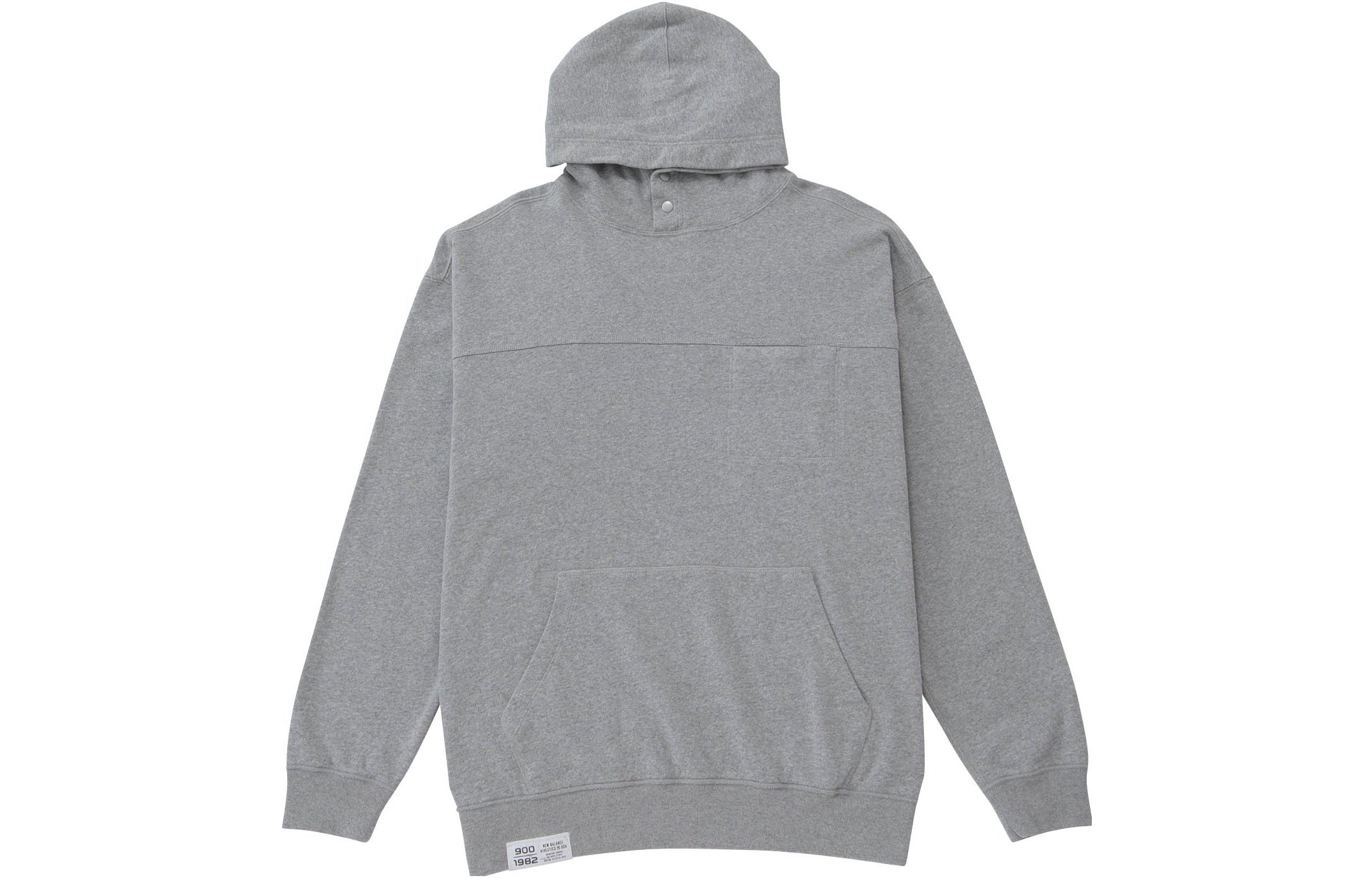 New Balance NB 900 FW23 Embroidered Hoodie Unisex Grey AMT35106-AG
