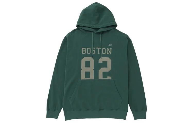 New Balance NB 900 FW23 Oversized Graphic Hoodie Unisex Green AMT35107-ECS