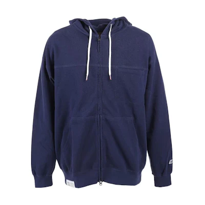 New Balance NB 900 Navy Blue Embroidered Hoodie Zip Jacket AMJ25065-PGM