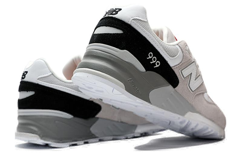 Shop New Balance NB 999 低幫 跑步鞋 男女同款 灰白 D