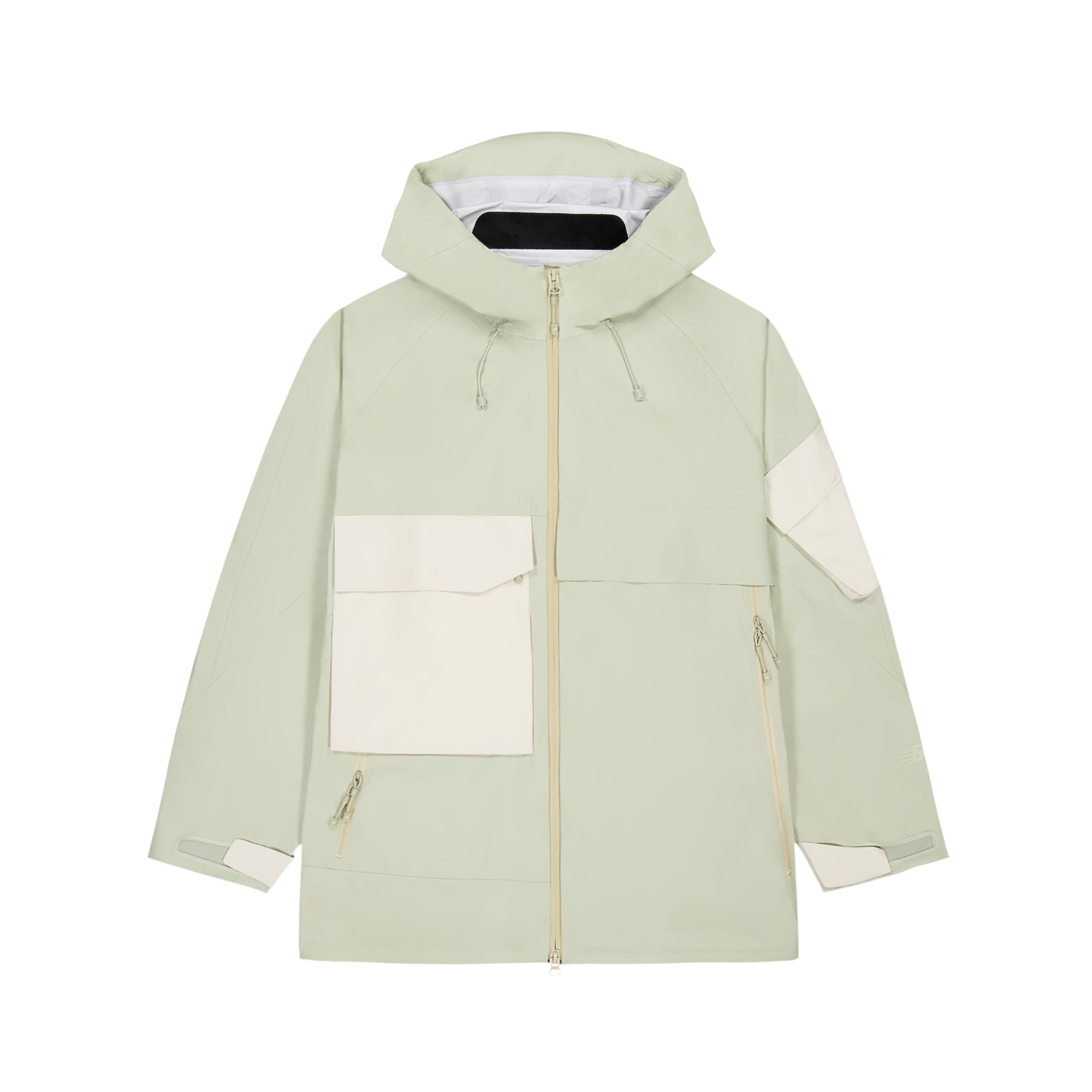 Order New Balance NB Jaket Anti Angin Grey Full-Zip Waterproof - Alpine Green NAE39031-LGN