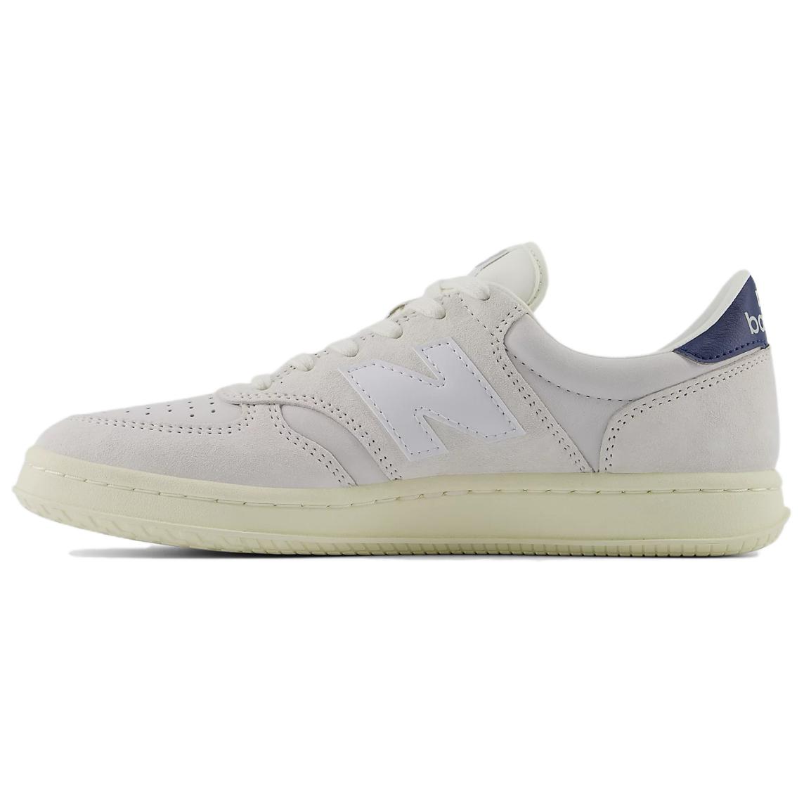 New Balance NB T500 Low-Top Suede Sneakers Beige Casual Durable Style CT500NAV