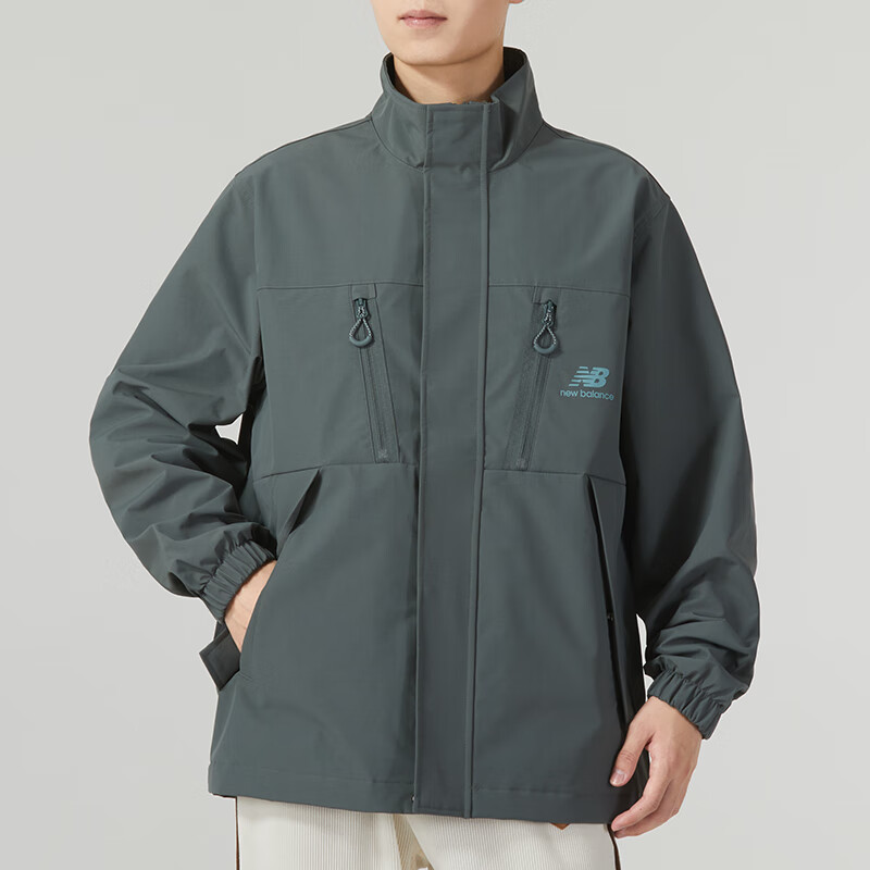 New Balance NBX Homehub Windproof Fleece Jacket Men’s Dark Gray AMJ33374-MNU 圖 3