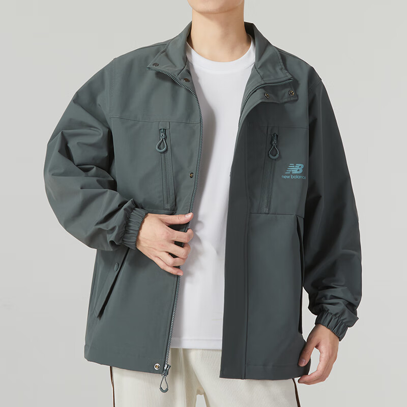 New Balance NBX Homehub Windproof Fleece Jacket Men’s Dark Gray AMJ33374-MNU 圖 5