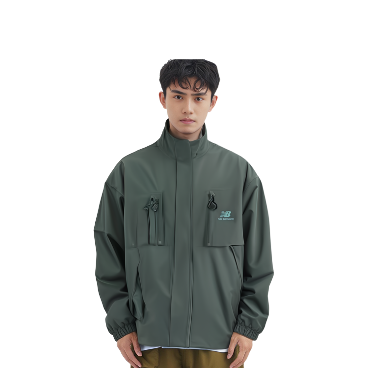 New Balance NBX Homehub Windproof Fleece Jacket Men’s Dark Gray AMJ33374-MNU 圖 8