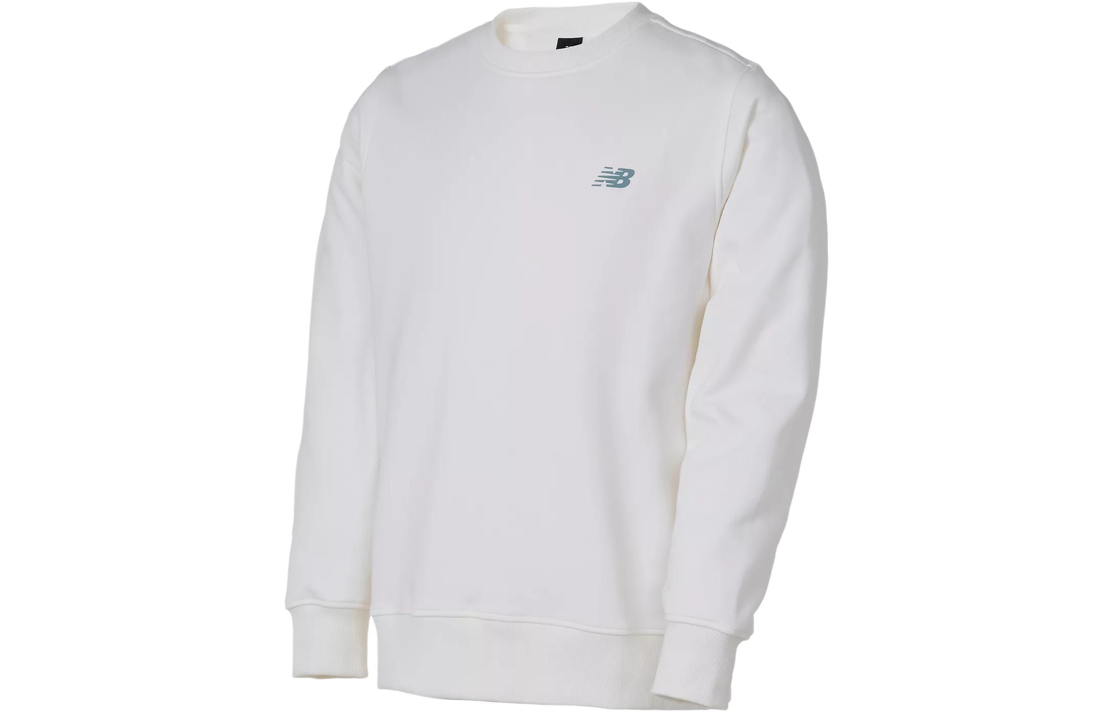 New Balance NBX Soft Alpine Logo Print Crewneck Sweatshirt Men’s White AMT34321-CIC