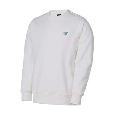 New Balance NBX Soft Alpine Logo Print Crewneck Sweatshirt Men’s White AMT34321-CIC