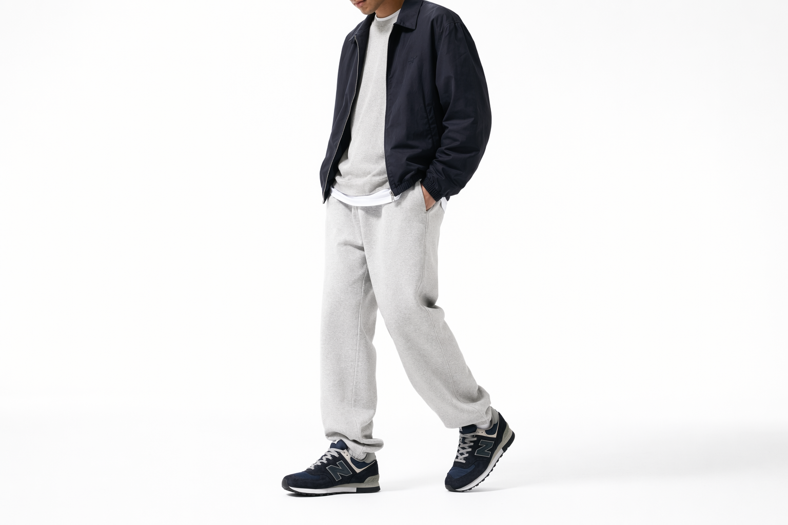 Order New Balance NB 576 運動 減震防水 低筒 跑步鞋 男女同款 黑藍色