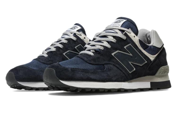 Lookbook New Balance NB 576 運動 減震防水 低筒 跑步鞋 男女同款 黑藍色