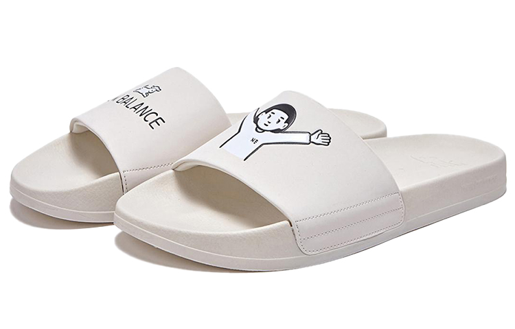 Lookbook New Balance Noritake x Unisex 1101 Sandalen Elfenbein ''Cream Black White''. SD1101NRW2