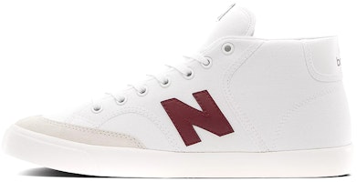 New Balance Numeric 213 Mid 'White Burgundy' NM213BBO New Balance Numeric 213 Mid 'White Burgundy' NM213BBO