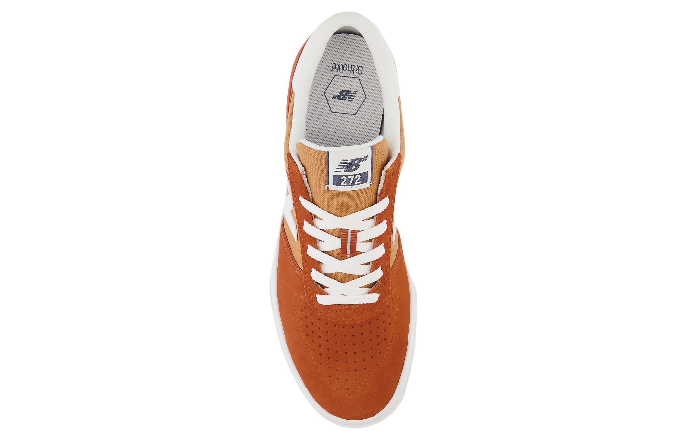 Shop New Balance Numeric 272 休閒舒適 百搭氣質 潮流 防滑耐磨 低筒 滑板鞋 男女同款 棕色