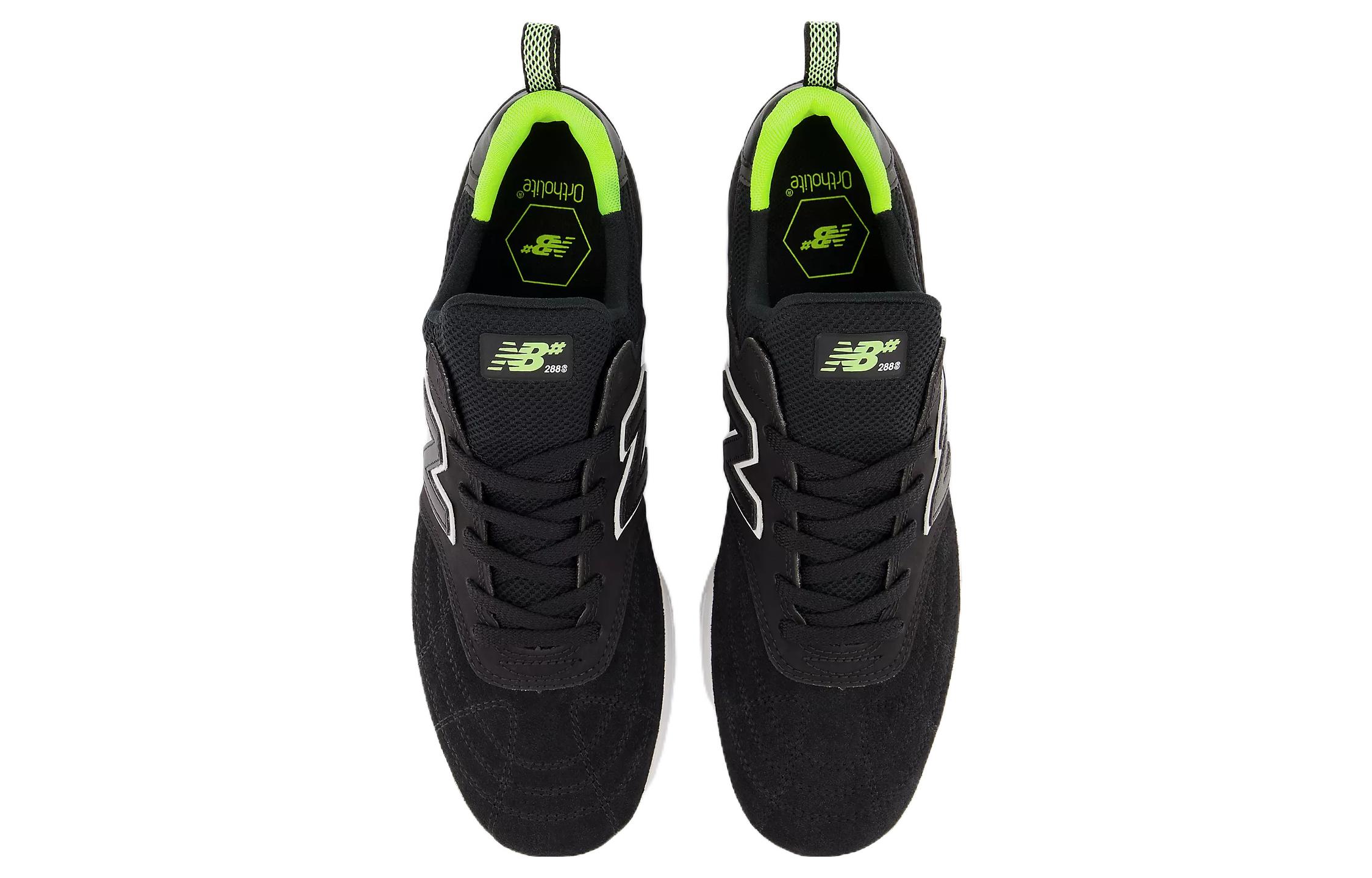 Shop 新百伦Numeric 288 运动鞋 '黑白酸橙' NM288SBN