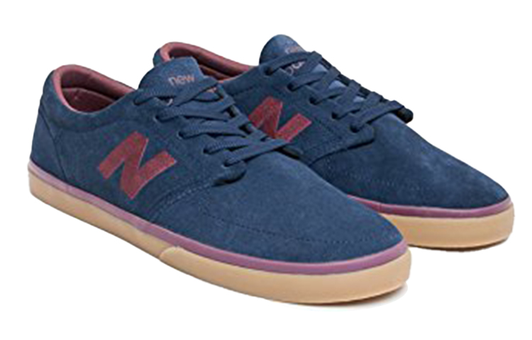 Lookbook 新百伦数字345复古多功能蓝色低帮休闲鞋 NM345OB