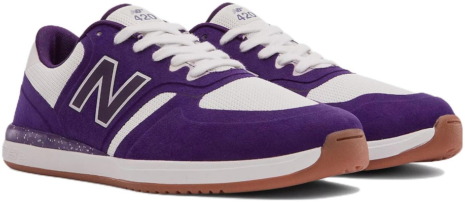 New Balance Numeric 420 'Ungu Putih' Sepatu Olahraga NM420PTB Lookbook New Balance Numeric 420 'Ungu Putih' Sepatu Olahraga NM420PTB