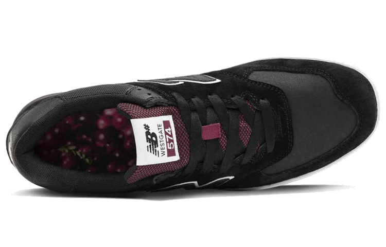 Lookbook New Balance Numeric 574 ''Scarpa da Skate Nera Bassa'' NM574WST