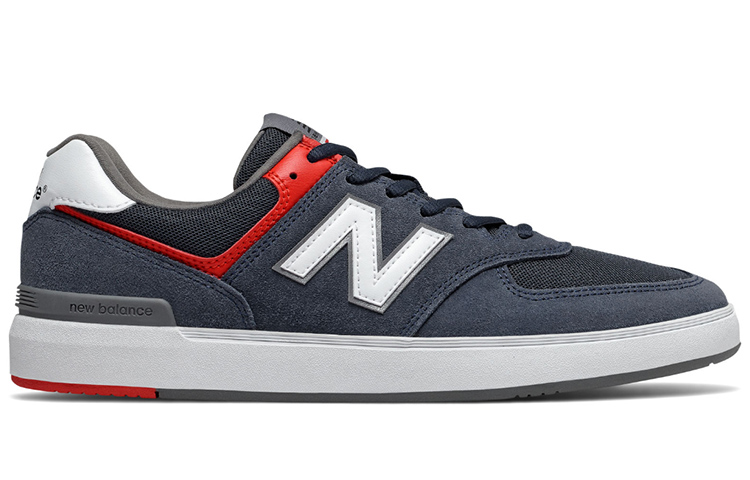 Order New Balance Numeric 574 Bleu Marine Rouge AM574NVR