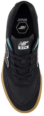 New Balance Numeric 574 Vulc ''Schwarz Teal Gum'' NM574VBG Shop New Balance Numeric 574 Vulc ''Schwarz Teal Gum'' NM574VBG