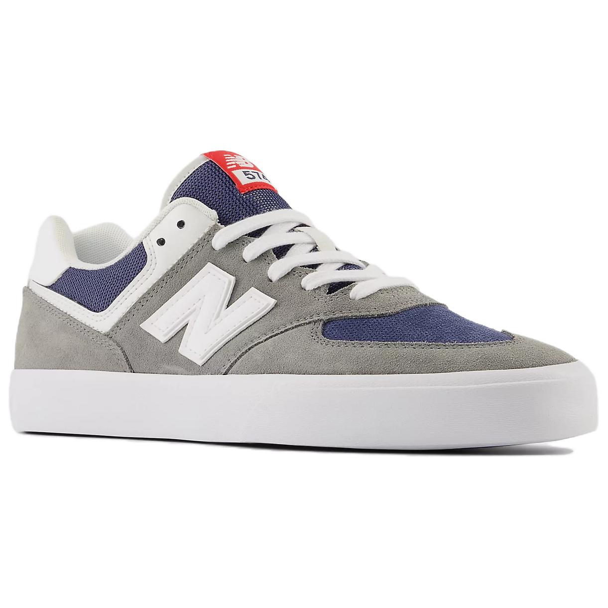 Lookbook New Balance NB Numeric 574 Vulc 舒適 防滑耐磨 滑板鞋 男女同款 灰色