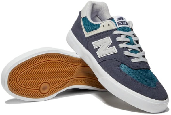 New Balance Numeric 574 Vulc 'Azul Marino Gris' NM574VCN Shop New Balance Numeric 574 Vulc 'Azul Marino Gris' NM574VCN