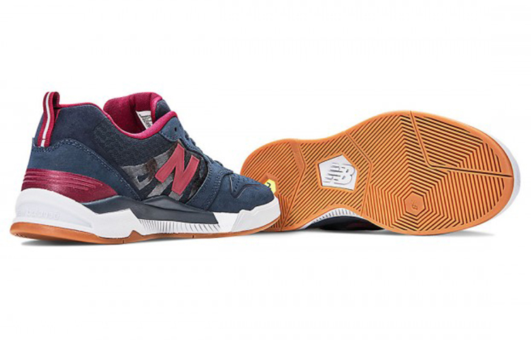 Shop New Balance Numeric 868 'Navy Burgundy' Lelaki Warna Biru Merah Marun NM868OSR
