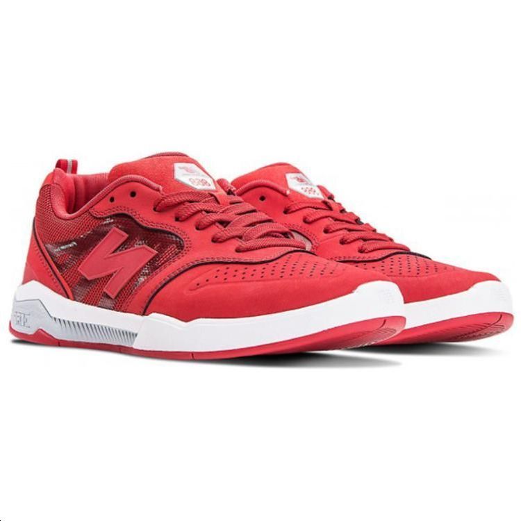 Shop New Balance Numeric 868 舒適透氣 低筒運動板鞋 紅