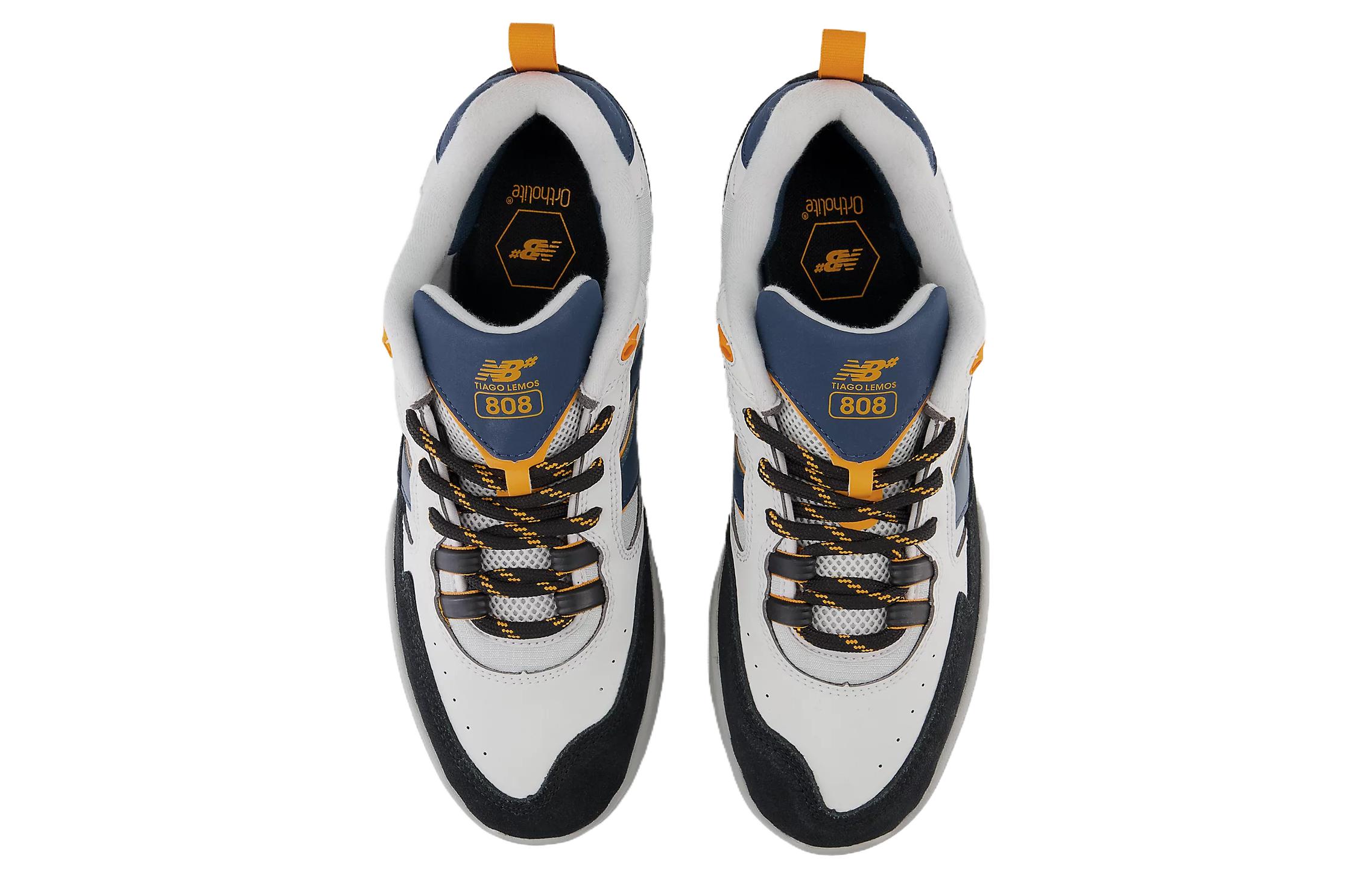 Shop New Balance Numeric Tiago Lemos 808 灰蓝色 运动鞋 NM808EZO