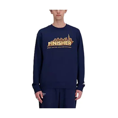New Balance NYC Half Finisher French Terry Crew Navy Blue Sweatshirt MT41639C-NNY