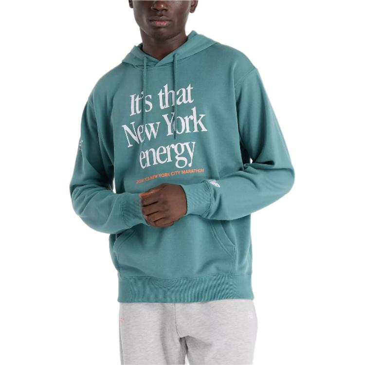 New Balance NYC Marathon French Terry Graphic Hoodie Green () MT43598M-NUS