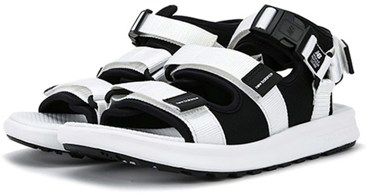 New Balance Open Toe Flat Heel Sports Unisex White Sandals SD750BW Order New Balance Open Toe Flat Heel Sports Unisex White Sandals SD750BW