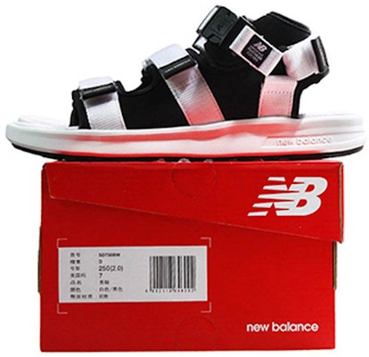 New Balance Open Toe Flat Heel Sports Unisex White Sandals SD750BW Purchase New Balance Open Toe Flat Heel Sports Unisex White Sandals SD750BW