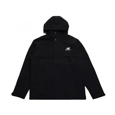 New Balance Outdoor Casual Sports Zip Hoodie Jacket Men Black AMJ33375-BK