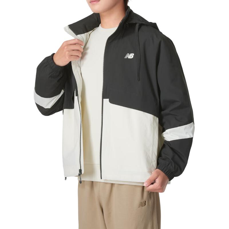 Details for New Balance Outdoor Casual Windproof Jacket Unisex - Black. AMJ43314-ACK